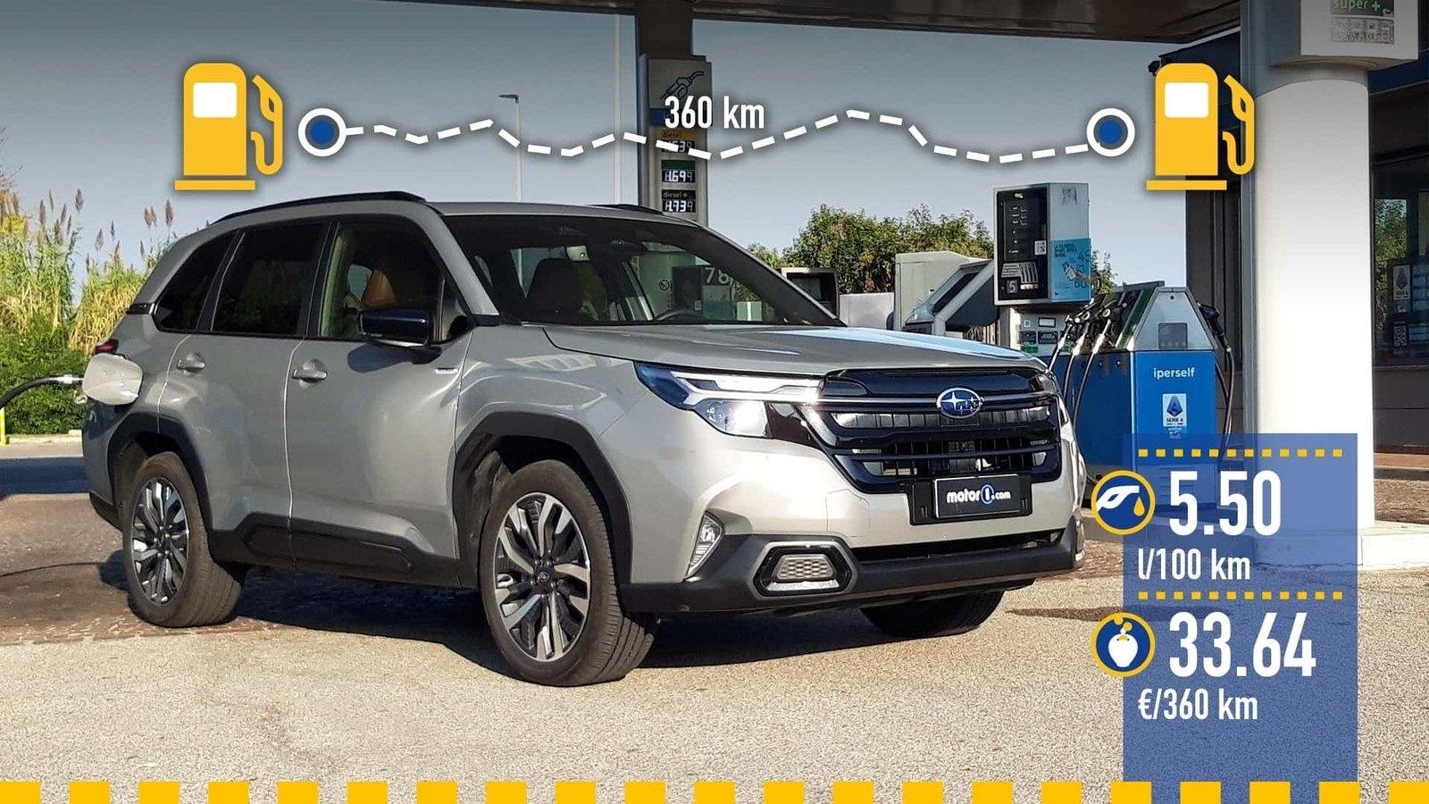 Subaru Forester mild hybrid in the test